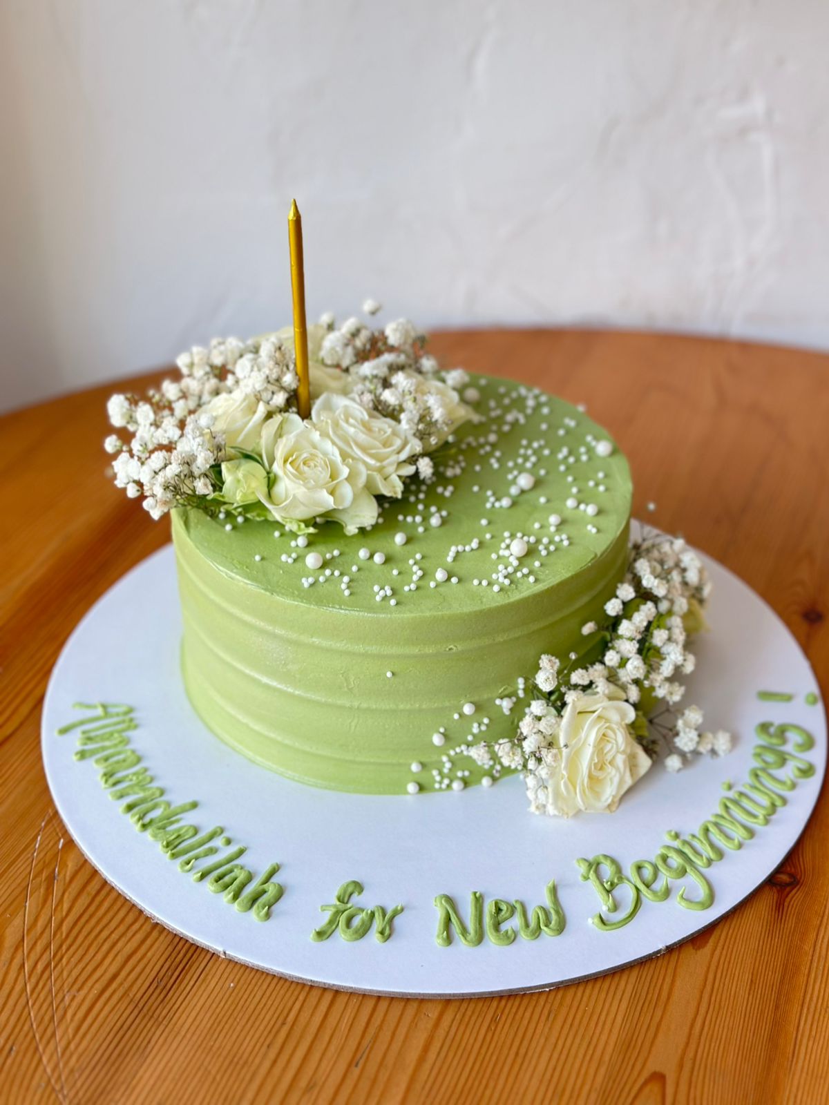 Anniversary-Green Cake